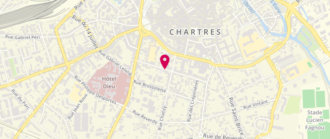 Plan de TIANO Pierre-Yves, 35 Rue de Chateaudun, 28000 Chartres