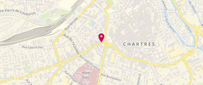 Plan de ESANU-SISIROI Marcel, 8 Rue du Grand Faubourg, 28000 Chartres
