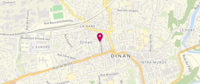 Plan de DELAVAULT Pierre, 21 Rue des Pivents, 22100 Dinan