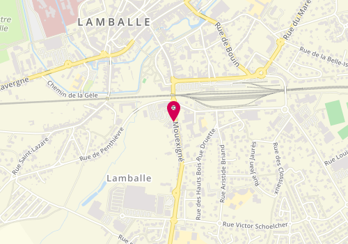 Plan de PERTUISEL Daniel, 18 Rue Mouexigné, 22400 Lamballe-Armor
