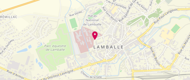 Plan de COUTEL Caroline, 13 Rue du Jeu de Paume, 22405 Lamballe-Armor
