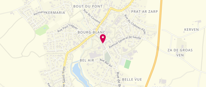 Plan de TOURRES Matthieu, 14 Rue de Brest, 29860 Bourg-Blanc