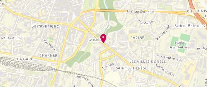 Plan de NORMAND-DUBEAU Valérie, 61 Rue de Gouedic, 22000 Saint-Brieuc