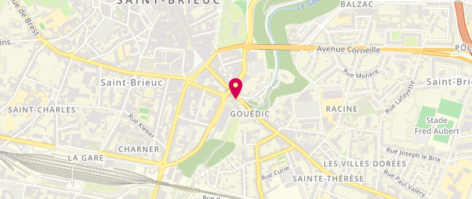 Plan de HARDY Nicolas, 18 Rue de Gouedic, 22000 Saint-Brieuc
