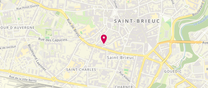 Plan de LADEVESE Georges, 12 Rue Cardenoual, 22000 Saint-Brieuc