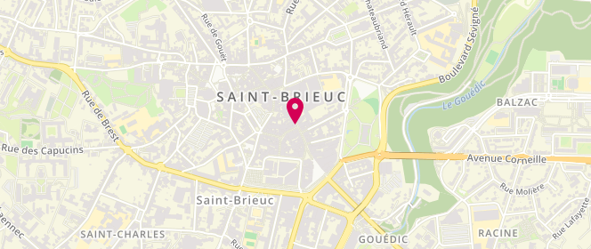Plan de BOUDIER Jacques, 46 Rue Saint Guillaume, 22000 Saint-Brieuc