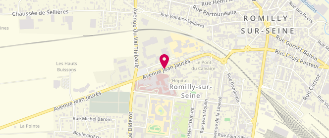 Plan de BONHOMME Philippe, 84 Avenue Jean Jaurès, 10100 Romilly-sur-Seine