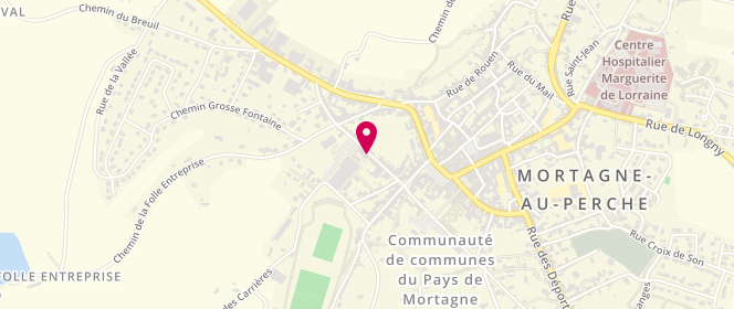 Plan de HAYDAR Mohammad, 23 Rue Ferdinand de Boyeres, 61400 Mortagne-au-Perche
