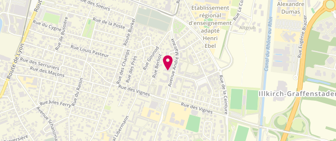 Plan de OHL Jean, 51 Avenue André Malraux, 67400 Illkirch-Graffenstaden