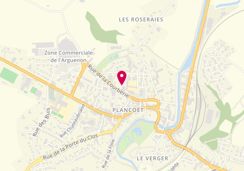 Plan de SEBAUX Alexandre, 12 Avenue du General de Gaulle, 22130 Plancoët