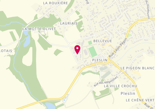 Plan de CHAPRON-GEDOUIN Claire, 7 Lotissement de la Ville des Champs, 22490 Pleslin-Trigavou