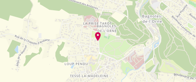 Plan de LECANU Pauline, 17 Bis Avenue du Docteur Aimez, 61140 Bagnoles-de-l'Orne-Normandie
