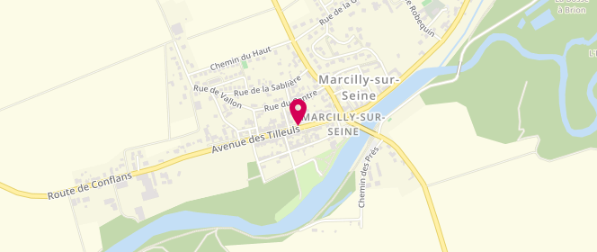 Plan de BOURGEOIS Eric, 22 Bis Avenue des Tilleuls, 51260 Marcilly-sur-Seine