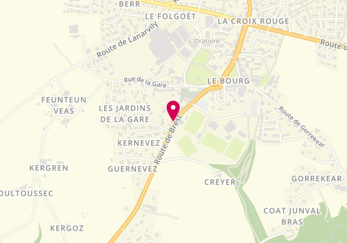 Plan de CAVAREC Hervé, 26 Route de Brest, 29260 Le Folgoët