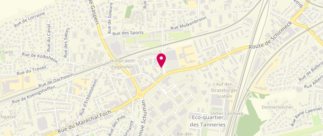 Plan de GAG-BENMANSOUR Sabah, 7 Rue du Petit Marais, 67200 Strasbourg