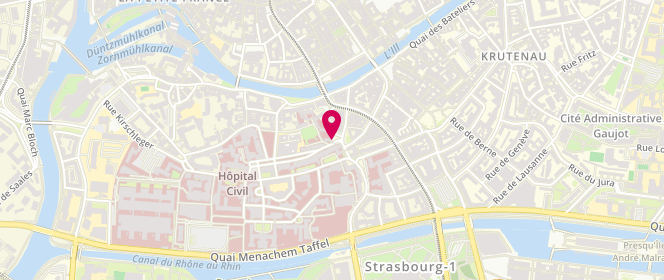 Plan de GOURONC Aurélie, 1 Place de l'Hopital, 67091 Strasbourg