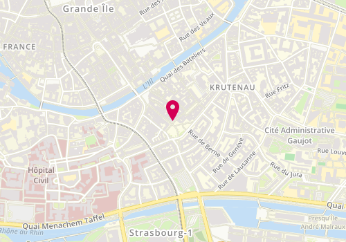 Plan de KHOURI Gebrine, 16 Place d'Austerlitz, 67000 Strasbourg