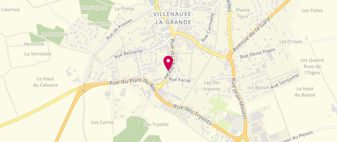 Plan de GOIAN Constantin, 35 Bis Rue du Chateau, 10370 Villenauxe-la-Grande