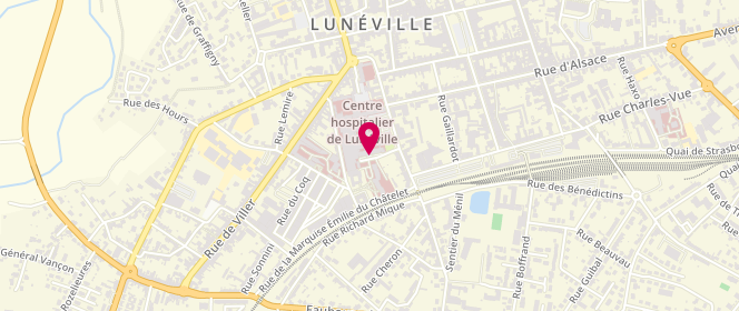 Plan de DANEL Laura, 5 Rue Level, 54301 Lunéville