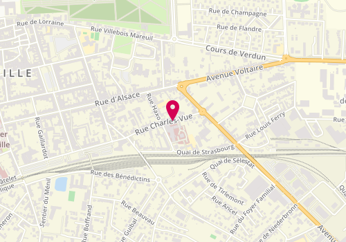 Plan de LORENTZ Clémence, 26 Rue Charles Vue, 54303 Lunéville