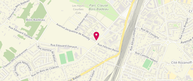 Plan de SCHVAHN Sophie, 36 Rue du Bois de Châtres, 91220 Brétigny-sur-Orge