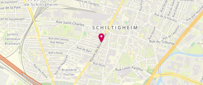 Plan de ROUGERIE Séverine, 76 Route de Bischwiller, 67300 Schiltigheim