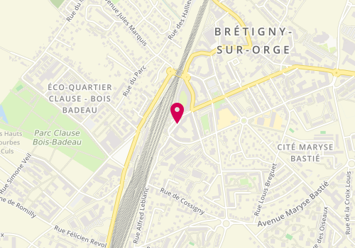 Plan de YAWAT-NTANDJI Suzie, 21 Rue d'Estienne d'Orves, 91220 Brétigny-sur-Orge