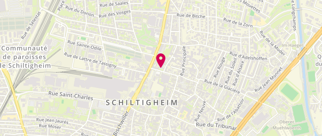 Plan de SEYER-BEYHURST Pascale, 14 Rue des Pompiers, 67300 Schiltigheim
