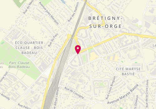 Plan de LE ROULIER Maryline, 2 Rue Maurice Boyau, 91220 Brétigny-sur-Orge