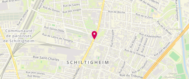Plan de PAUL Mélanie, 130 Route de Bischwiller, 67300 Schiltigheim
