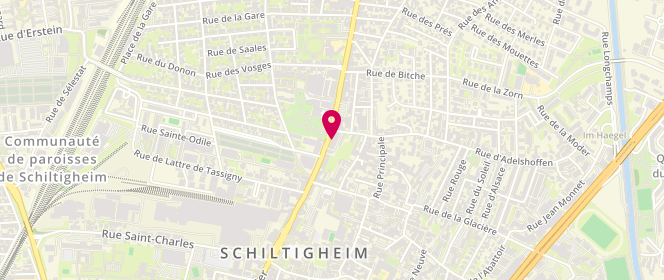 Plan de PINZARU Mihaela, 138 Bis Route de Bischwiller, 67300 Schiltigheim