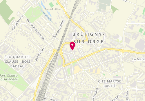 Plan de POURTAU Philippe, 16 Bis Rue de la Paix, 91220 Brétigny-sur-Orge