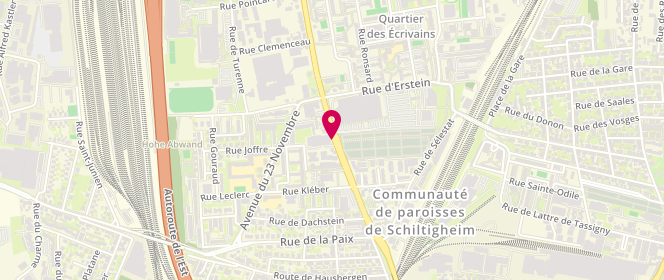 Plan de FITOUSSI Thierry, 127 Route du General de Gaulle, 67300 Schiltigheim