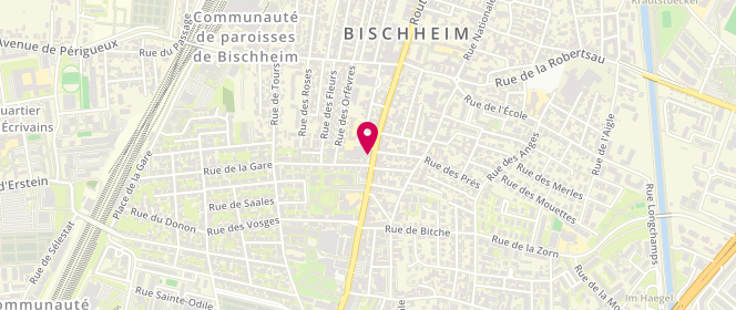 Plan de URBAN Jean Philippe, 103 Route de Bischwiller, 67300 Schiltigheim