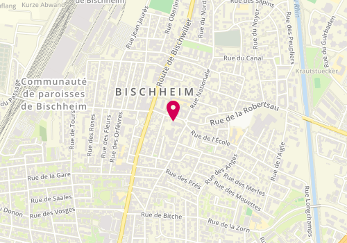 Plan de LAM Quoc Dung, 17 Rue du Général Leclerc, 67800 Bischheim