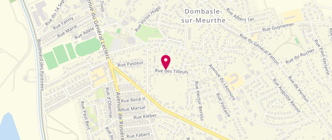 Plan de BOUCHE Pascal, 23 Bis Rue des Tilleuls, 54110 Dombasle-sur-Meurthe