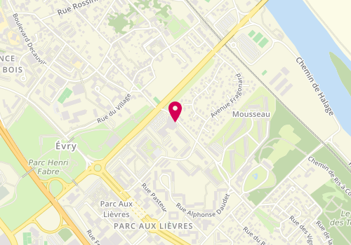 Plan de MOULONGUET Florence, 4 Avenue de Mousseau, 91000 Évry-Courcouronnes