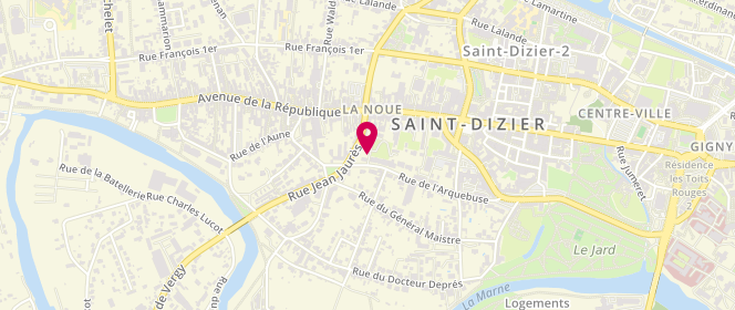 Plan de MARTIN Samuel, 24 Rue de l'Arquebuse, 52100 Saint-Dizier