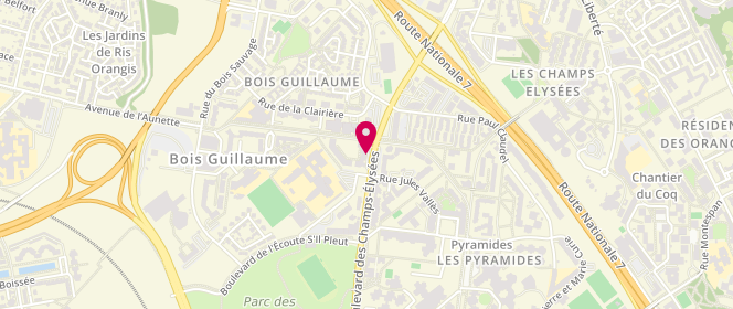 Plan de BRAY-BOUZIANE Fatma, 170 Boulevard des Champs Elysées, 91000 Évry-Courcouronnes