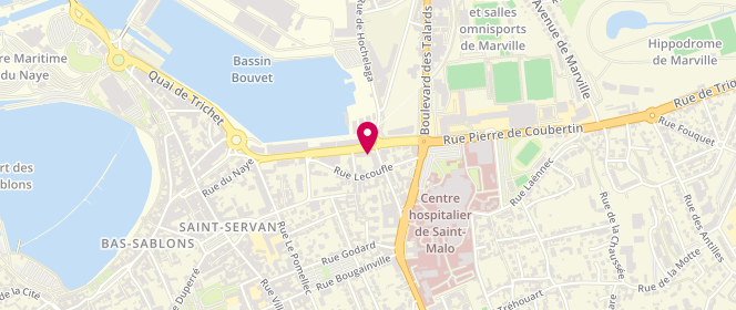 Plan de BERTIN Yves, 28 Quai du Val, 35400 Saint-Malo