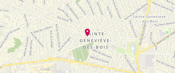 Plan de HAICHEUR Aïssa, 138 Avenue du Président Salvador Allende, 91700 Sainte-Geneviève-des-Bois