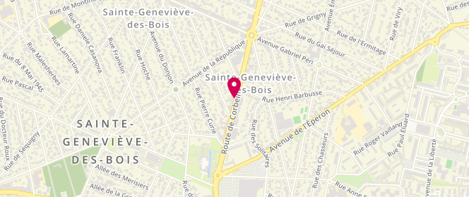 Plan de BACHLER Eric, 126 Route de Corbeil, 91700 Sainte-Geneviève-des-Bois