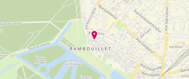 Plan de ROUDEIX Rémi, 5 Rue Nicolas d'Angennes, 78120 Rambouillet