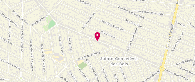 Plan de BAKARAKI Konstantina NANTIA, 120 Avenue Gabriel Peri, 91700 Sainte-Geneviève-des-Bois