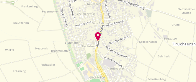 Plan de MERLE Camille, 22 A Rue de la Gare, 67370 Truchtersheim