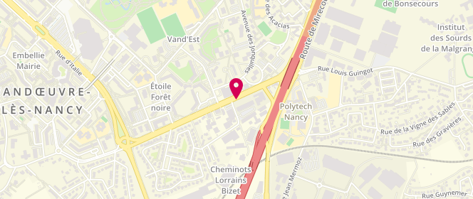 Plan de DUBOIS Lauriane, 6 Avenue de Bourgogne, 54519 Vandœuvre-lès-Nancy