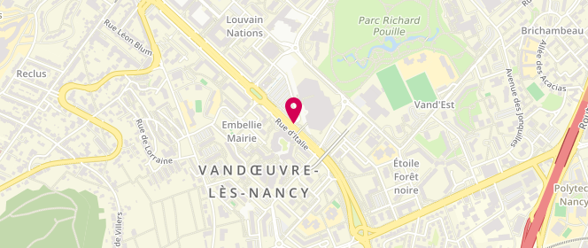 Plan de COUSQUER Gwenaele, 23 Boulevard de l'Europe, 54500 Vandœuvre-lès-Nancy