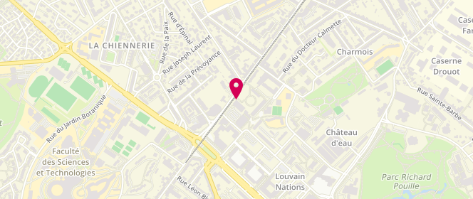 Plan de BENZAGHOU Nacima, 9 Square de Liege, 54500 Vandœuvre-lès-Nancy