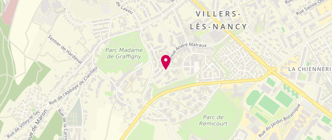 Plan de DRAME Aly, 470 Avenue André Malraux, 54600 Villers-lès-Nancy
