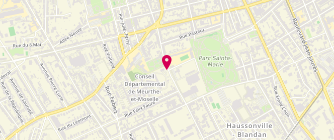 Plan de DE GASPERI Jean Pierre, 48 Rue du Sergent Blandan, 54035 Nancy